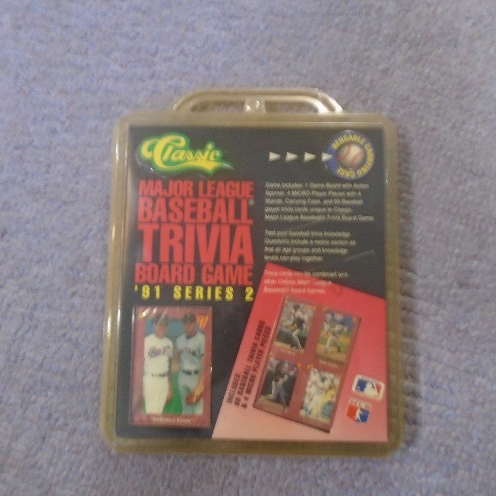 Major League Baseball Trivia Board Game 91 Series 2